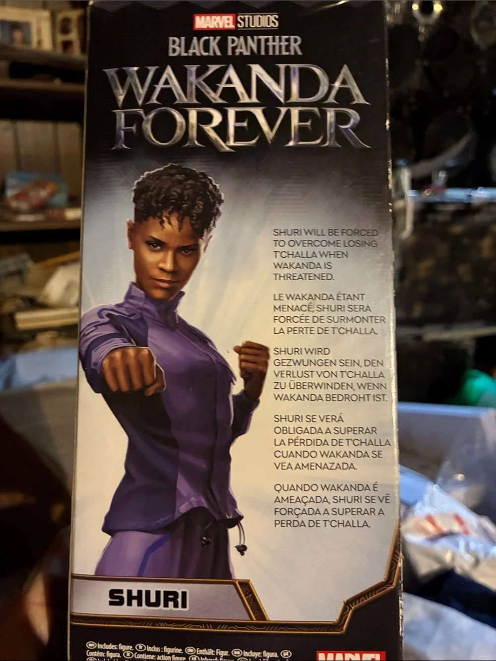 Shuri doll from marvels black panther